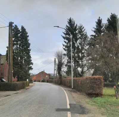 Bild einer Straßenlaterne auf der Eyller Strasse in der Gemeinde Kerken