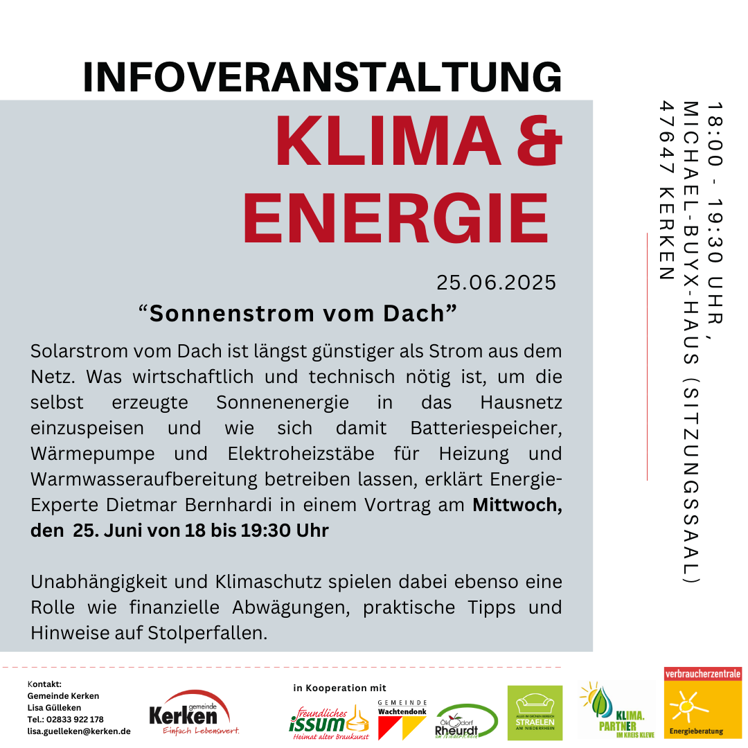 Plakat Klimaveranstaltung 25.06.25